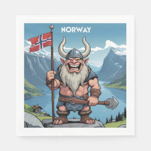 Norwegian Troll Napkin