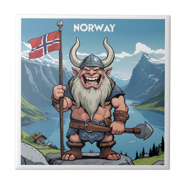 Norwegian Troll Tile (Front)