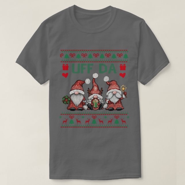 Norwegian Uff Da T-Shirt (Design Front)