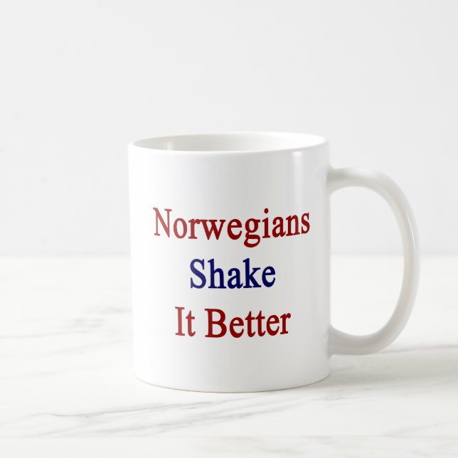 Norwegians Shake It Better Coffee Mug (Right)