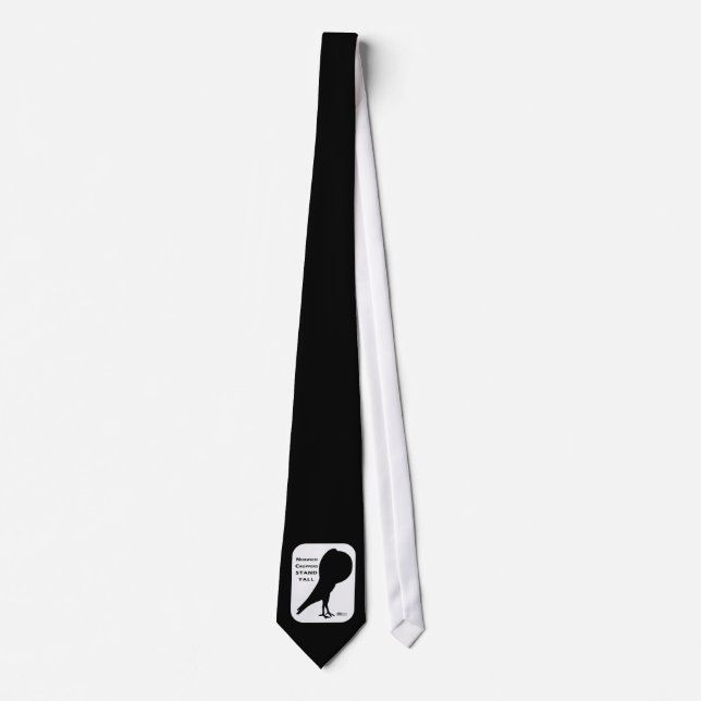 Norwich Cropper Pigeons Stand Tall Tie (Front)