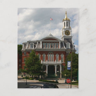 Norwich, CT. City Hall Postcard