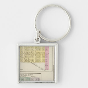Norwich, Pearlette, Greensward, Kansas Keychain