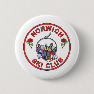 Norwich Ski Club 2 Inch Round Button