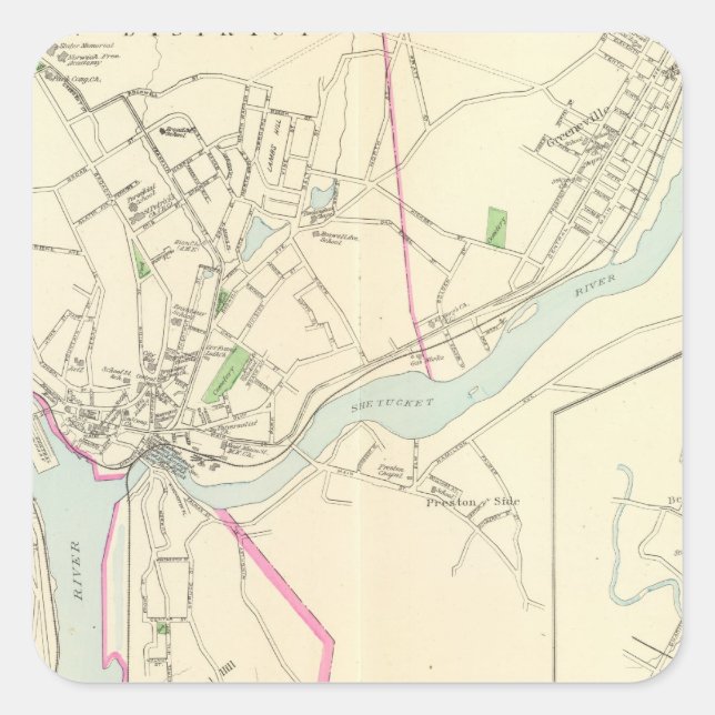 Norwich Square Sticker (Front)