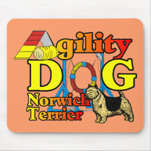 Norwich_Terrier_Agility Mouse Pad