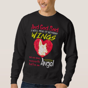 Norwich Terrier Angel Without Wings Sweatshirt