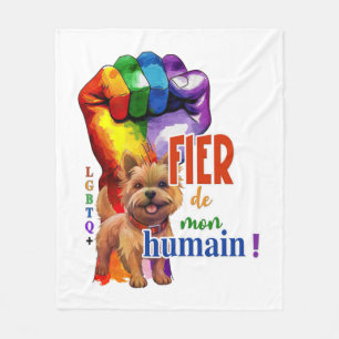 Norwich Terrier dog Fleece Blanket