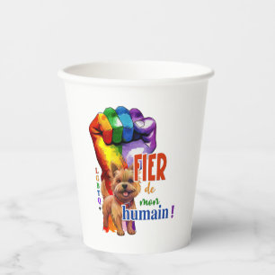 Norwich Terrier dog Paper Cups