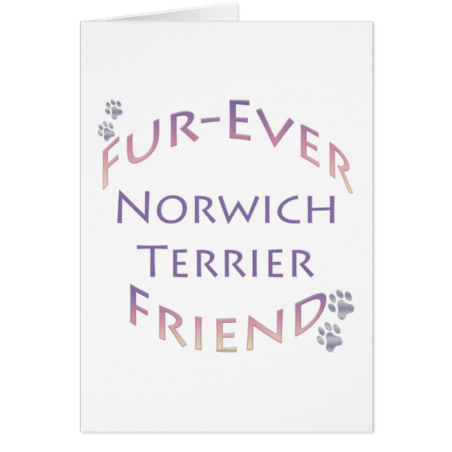 Norwich Terrier Furever (Front)