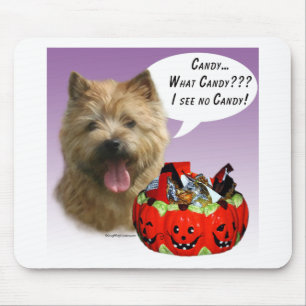 Norwich Terrier Halloween Candy Mouse Pad