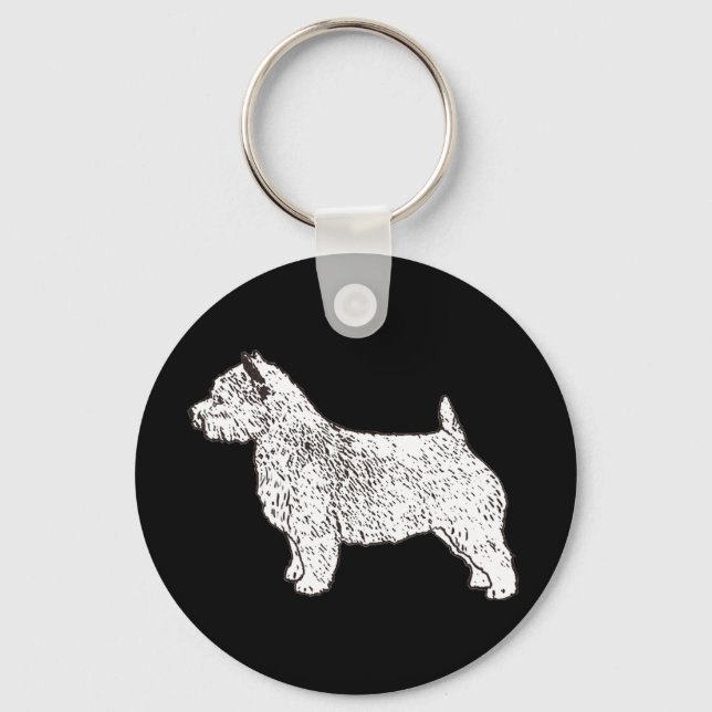 norwich_terrier keychain (Front)