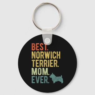 Norwich Terrier Mom Ever Dog Lovers Mother's Day Keychain