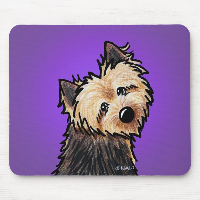 Norwich Terrier Mousepad (Front)