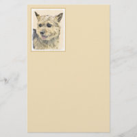 Norwich Terrier Painting - Cute Original Dog Art
