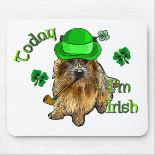 Norwich Terrier St Patricks Mouse Pad