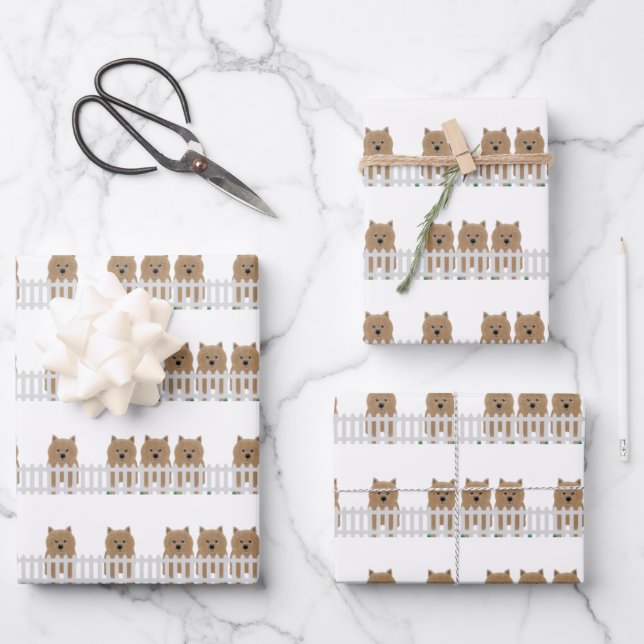 Norwich Terrier Wrapping Paper Sheets (Front)