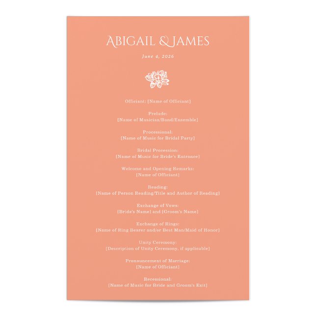 Norwich Wedding Program (Creator Uploaded)