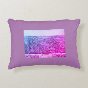 Norwood, MA Vintage Map 1882 Accent Pillow