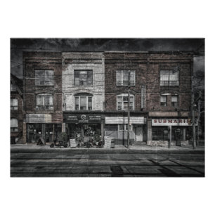 Nos 239 - 245 Broadview Ave 1 Old Film Version Photo Print