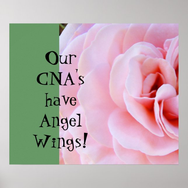 Nos CNA's ont Angel Wings! affiches Infirmières (Devant)