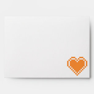 Nos Coeurs 8 bits dans les enveloppes orange