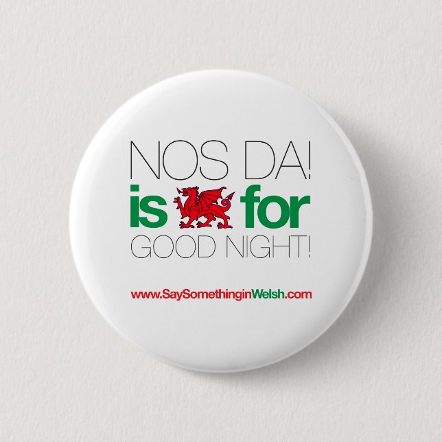 NOS DA! 2 INCH ROUND BUTTON (Front)
