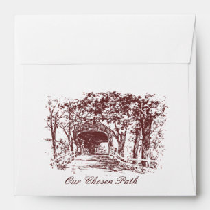 Nos enveloppes choisies de chemin/5.25x5.25 carré