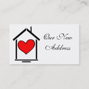 NOS NOUVEAUX CARTES DE VISITE D'ADRESSE