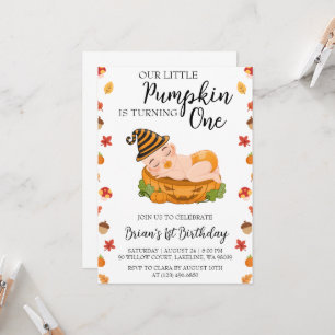 nos petites invitations d'anniversaire de citrouil