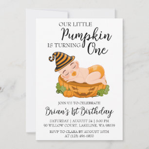 nos petites invitations d'anniversaire de citrouil