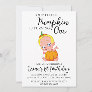 nos petites invitations d'anniversaire de citrouil