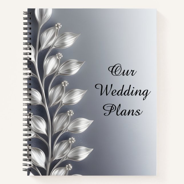 Nos plans Mariages Journal de Carnet de 8,5 po x 1 (Devant)