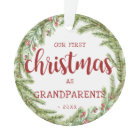 Nos premiers grands-parents de Noël Pine Photo