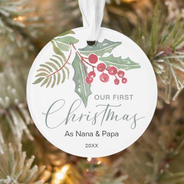 Nos premiers grands-parents de Noël Végétation hiv (Arbre)