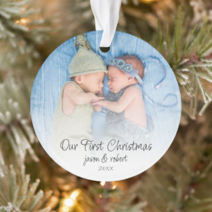Nos Premiers Jumeaux de Noël Noms Superposition Ph