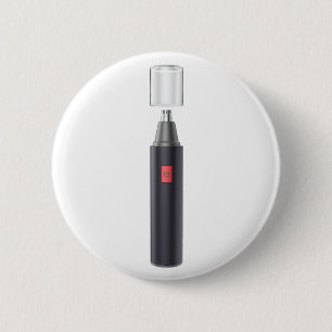 Nose and ear hair trimmer 2 inch round button