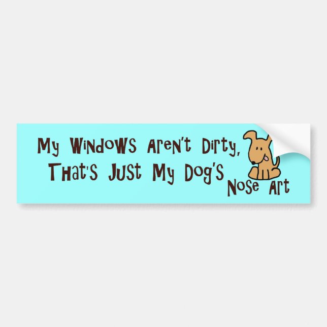 Nose Art Bumper Sticker (Front)