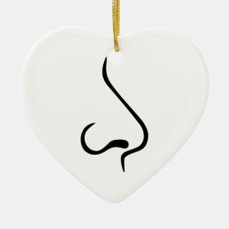 Nose Ceramic Ornament