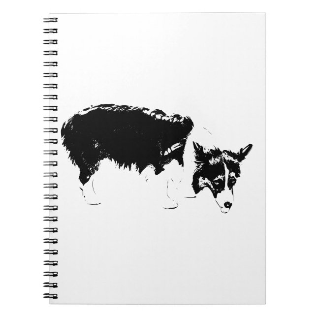 Nose-Down Notes Notebook (Front)