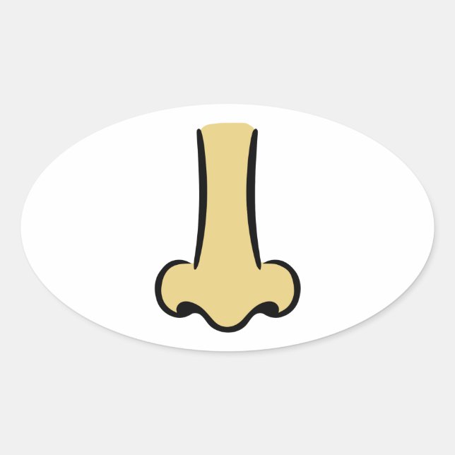 Nose Oval Sticker (Front)