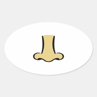Nose Oval Sticker