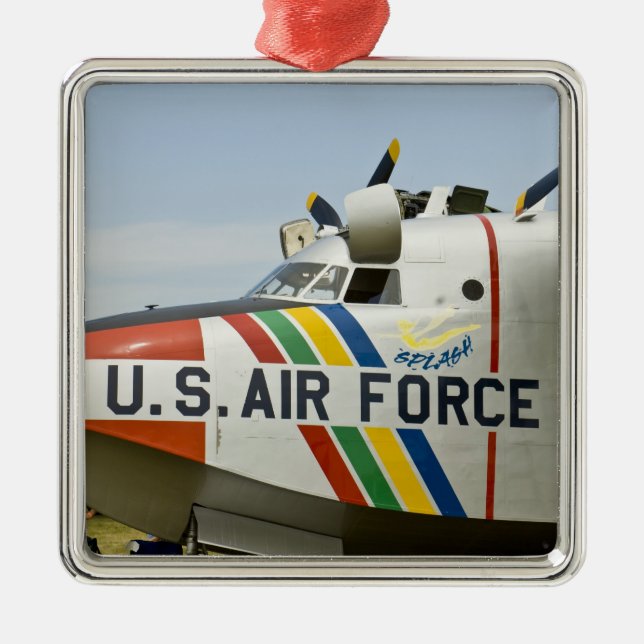 Nose section Air Force Grumman HU-16B Metal Ornament (Front)