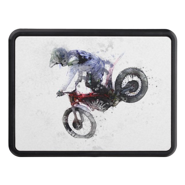 Nose Stand - Motocross Racer Trailer Hitch Cover (Front)