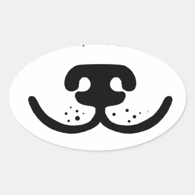 Nosewerk Oval Sticker (Front)