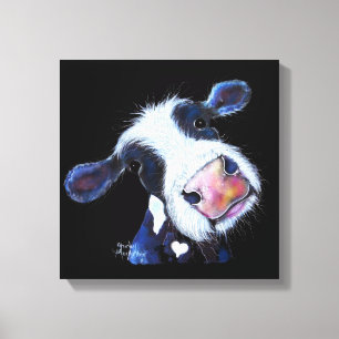 NoSeY CoW ' BeRTHa BeeTRooT ' BY SHiRLeY MacARTHuR Canvas Print