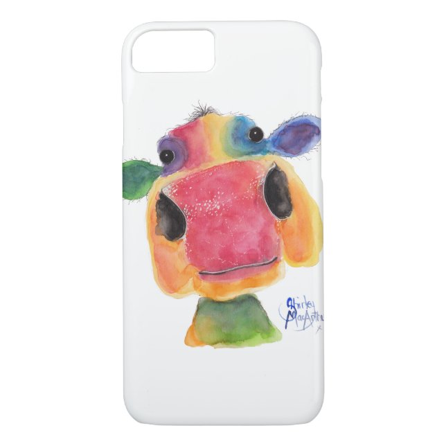 Nosey Cow ' Bridget ' Iphone Galaxy Cases (Back)
