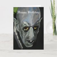 'Nosferatu' Birthday Card