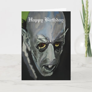 'Nosferatu' Birthday Card