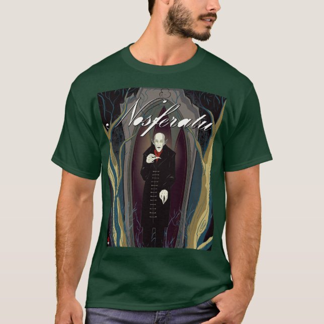Nosferatu classic green t-shirt (Front)